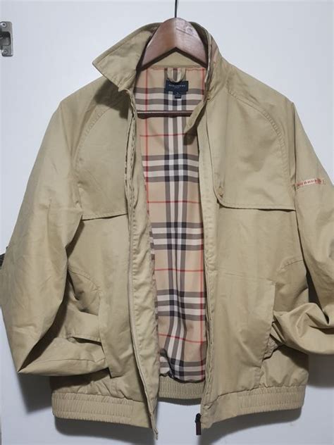 mens burberry golf jacket|vintage Burberry golf jacket.